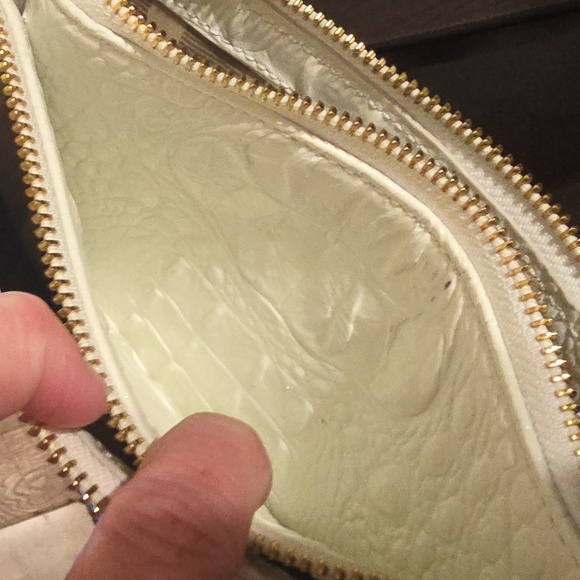 Brahmin Adjustable Crossbody Blue,  White, Reptile - Picture 15 of 16